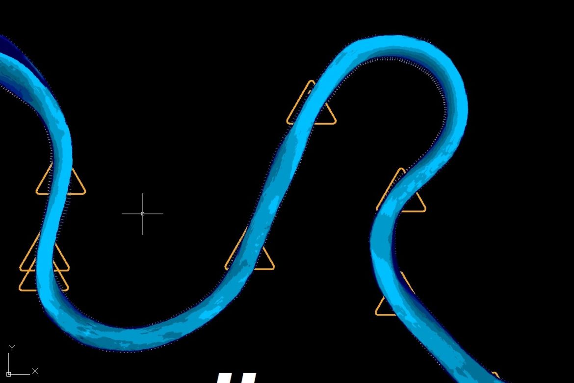 Batimetrijsko snimanje rijeke Save za plovni put od Beograda do Brčkog 2