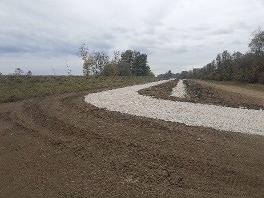 Modernizacija lijevoobalnih savskih nasipa od Račinovaca do Nove Gradiške, Dionica Klakar-Ruščica